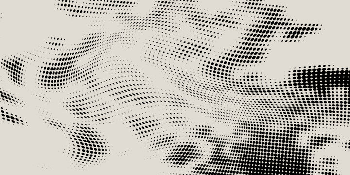 Print circles halftone seamless geometric gradient subtle  pattern