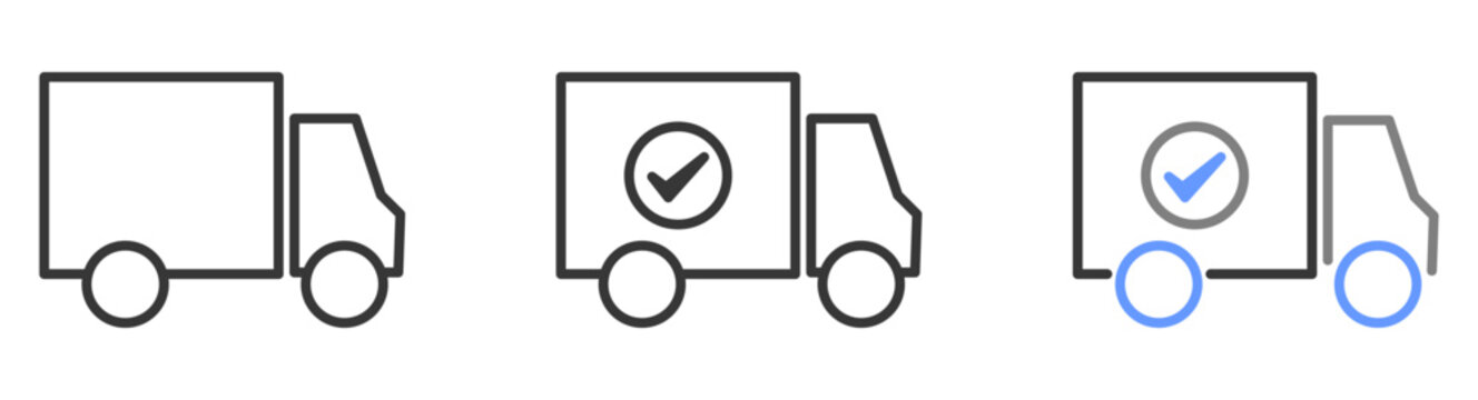 The Ultimate logistic Styles with Variations Line of icon set vector illustration