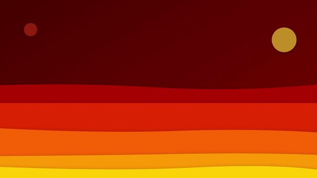 vivid paper cut layered shadow depth animation