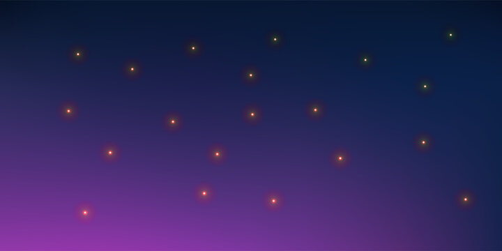 Glowing particles abstract gradient background for modern banner vector