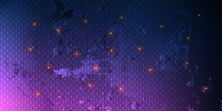 Glowing particles abstract gradient background for modern banner vector