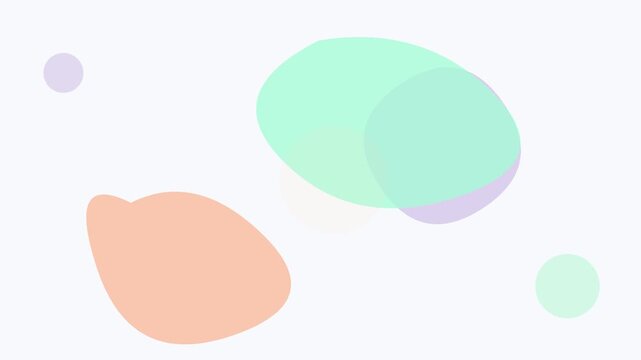 Vibrant Modern Pastel Gradient Fluid Shape Animation