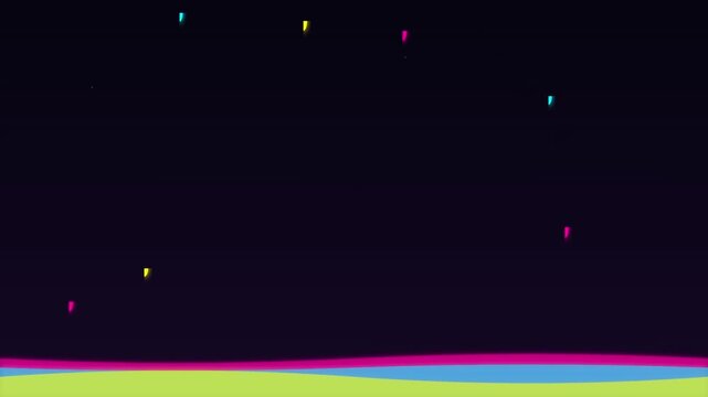 vibrant abstract liquid drip motion vector background