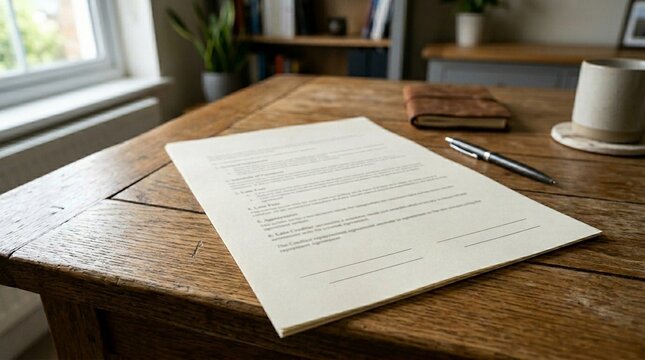 Creditor repayment agreement signed copy on desk