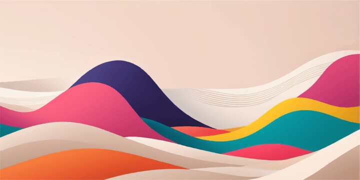 Colorful flip flops on beach with waves vector illustration design