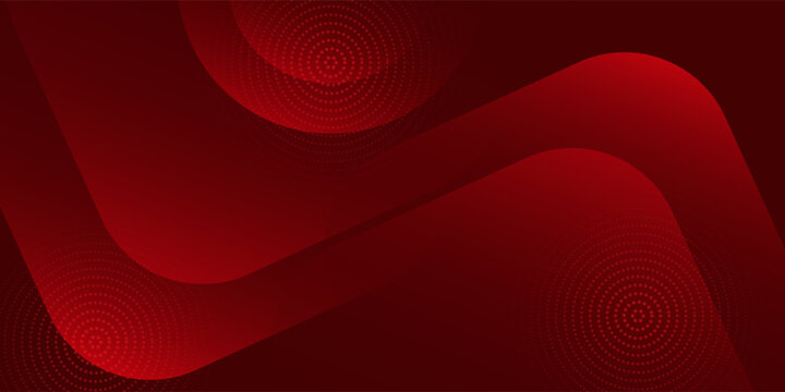 Abstract red background with circles.  Applicable for gift card, Poster on wall poster template, EPS 10