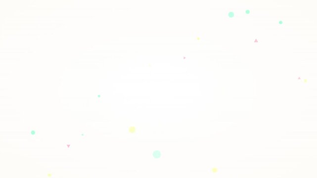Soft Pastel Confetti Abstract Celebration Motion Background