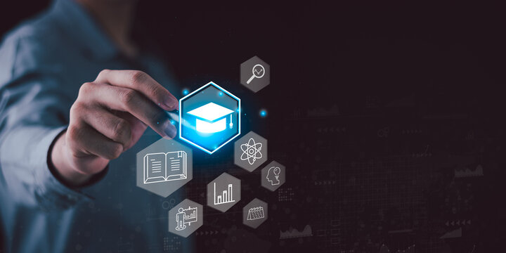 Education specialist leverages digital learning technology to enhance online education, knowledge development, skill training, academic growth, interactive learning, STEM education