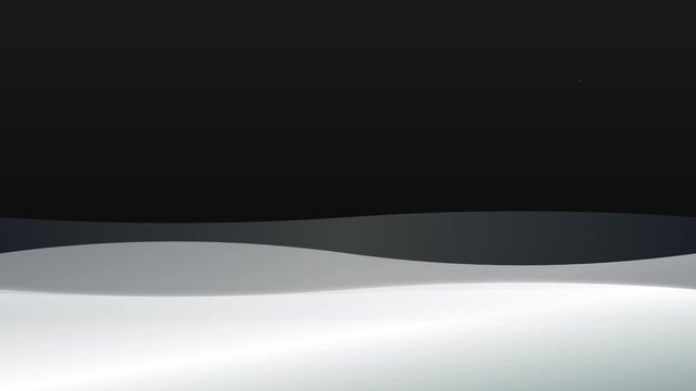 Sleek Silver Metallic Fluid Wave Motion Design