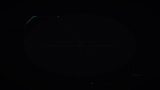 sleek dark tech circuit lines animation background