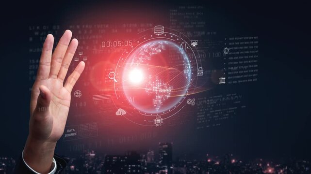 Global AI and data processing system enhances data, AI, and processing efficiency through digital network and global integration of intelligent technology Marrow