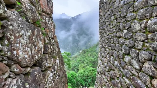 Machu Picchu, Peru. Time lapse video.