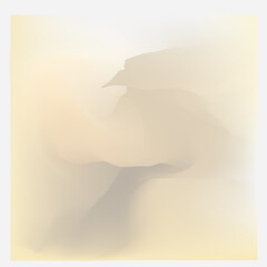 Obraz premium Minimalist Neutral Cream Smooth Wave Backdrop for Modern Design