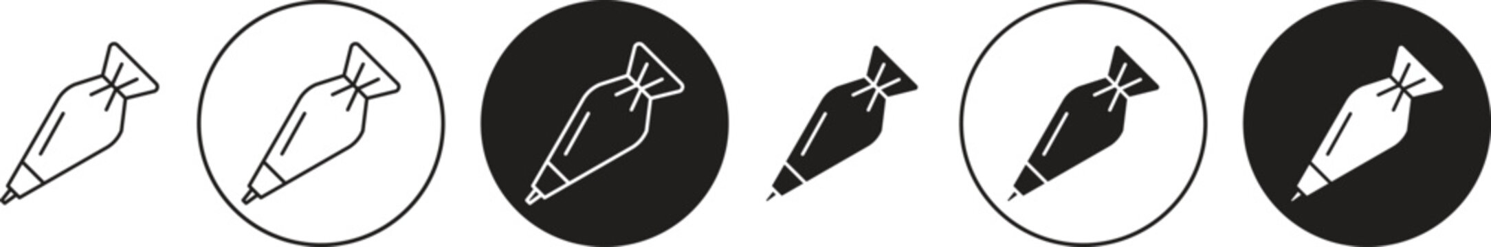 Pastry bag icon. flat illustration of vector icon for web UI UX