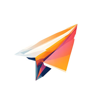 paper plane vector illustration