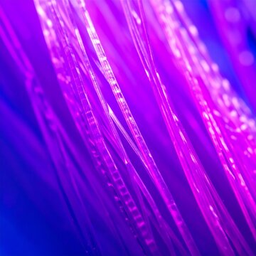 Smart Textile Fiber Macro, Advanced Fabric Technology and Textile Innovation Concept