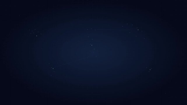 professional dot matrix world map vector animation