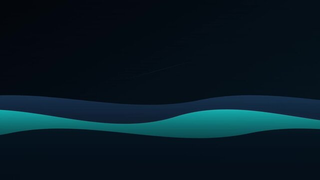 professional corporate blue gradient wave vector animation