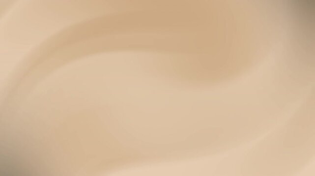 Smooth beige liquid background with soft curves and wave patterns in light shades, perfect for design projects and artistic visuals.