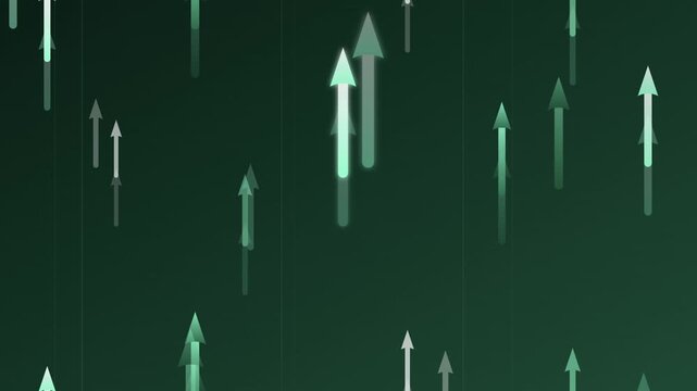 Modern Infographic Arrow Growth Success Business Animation
