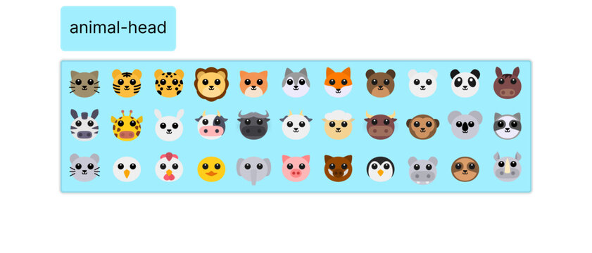 
Percakapan dengan Gemini
Beri metadata icon set ini untuk di upload ke situs microstock dan jika menurutmu background warnanya kurang cocok, beri saran warna

Berdasarkan gambar animal-head.jpg, ini 