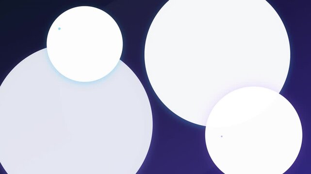 minimalist white on white layered shadow animation