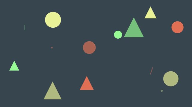 minimalist geometric shape flat design motion transition background