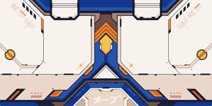 ANIME MECHA BACKGROUND 005
