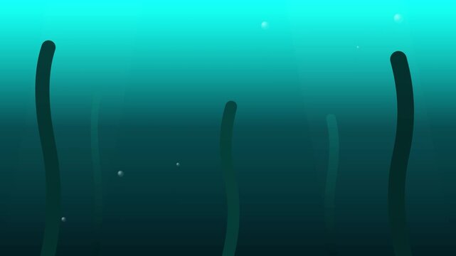 marine biology ocean underwater life animation background