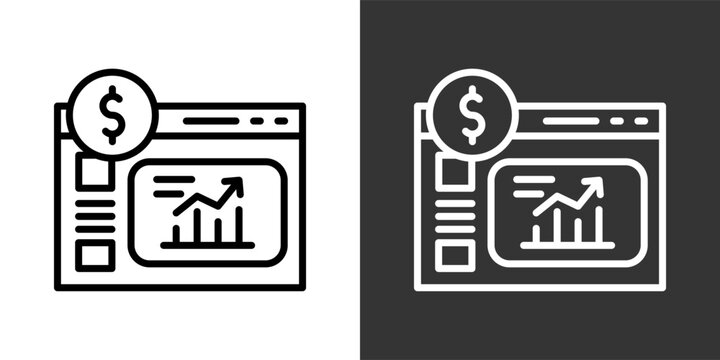 Fundamental Black And White Multiple Style Icon Set Collection Pack Vector Illustration 