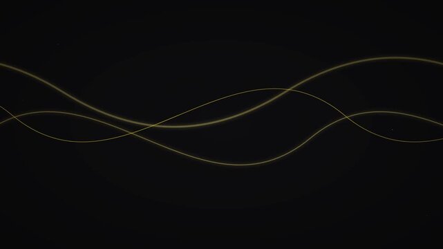 luxurious charcoal and gold abstract vector lines