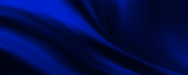 Fototapeta premium deep, luxurious, dark blue abstract background with calm water waves or a smooth silk surface under dramatic lighting.