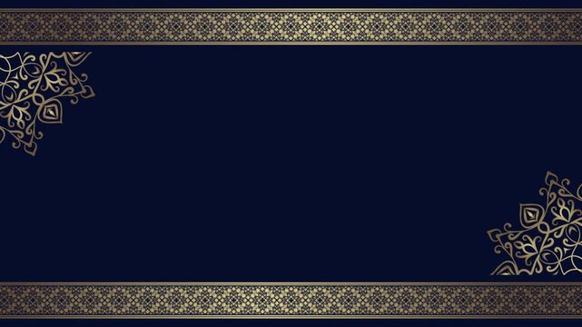 vintage background with gold ornament