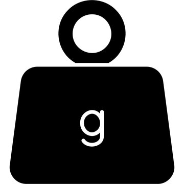 Glyph Solid Gram Icon