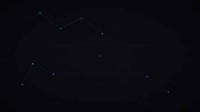 Futuristic Digital Data Grid Connect Line Background