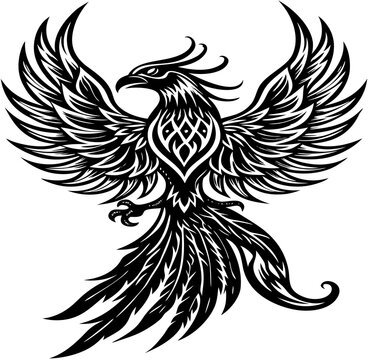 eagle tattoo vector