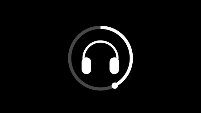 White Music Note Symbol Vector Illustration
