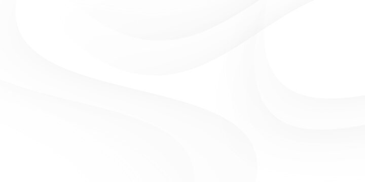 White abstract elegant modern Background. Wave gradient design style. Space concept. landing page.