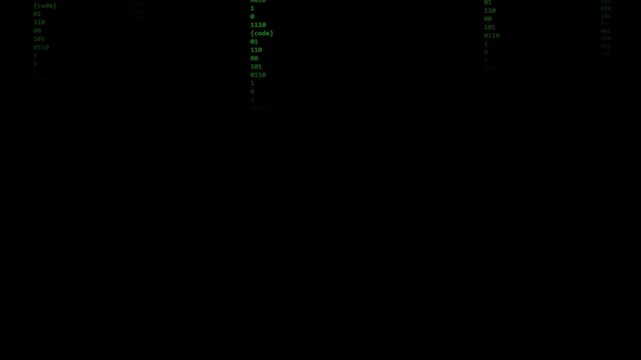Digital Data Stream Matrix Falling Code Background