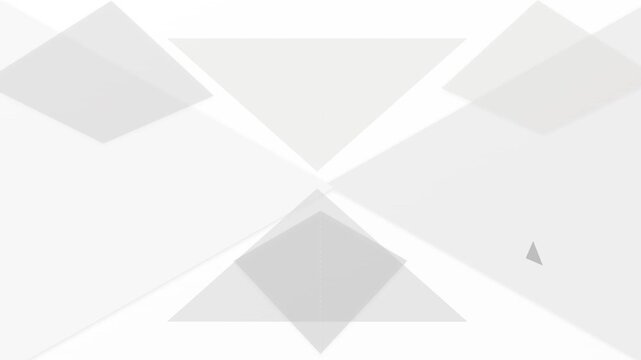 clean white minimalist origami geometric folding motion background