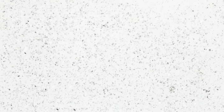 A detailed macro shot of a speckled white quartz surface, showcasing the natural pattern and texture of the stone.