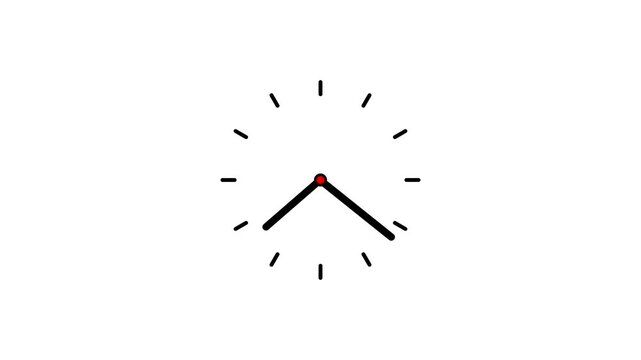 Futuristic Digital Clock with Glowing Time Display Animation