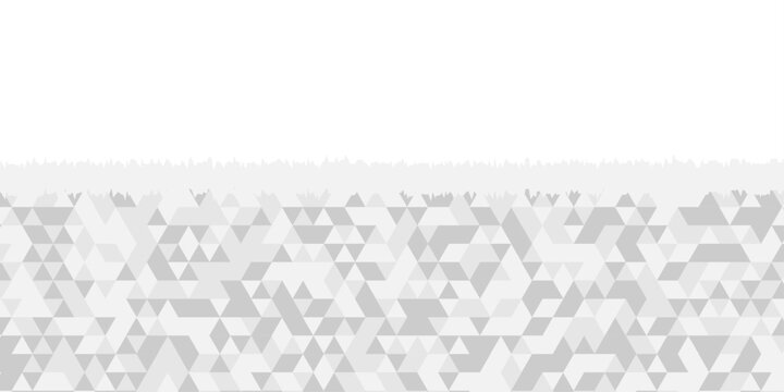 abstract white and gray triangle paper dot polka halftone low polygon gradient tons pattern metal grid wallpaper. decoration vector cloth seamless colorful background