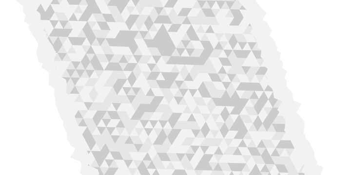 abstract white and gray triangle paper dot polka halftone low polygon gradient tons pattern metal grid wallpaper. decoration vector cloth seamless colorful background