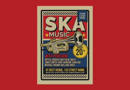 Ska Music Flyer