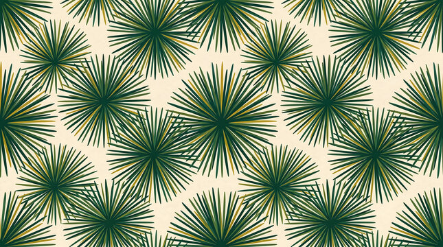 Palm Fronds Green Tropical Leaves.