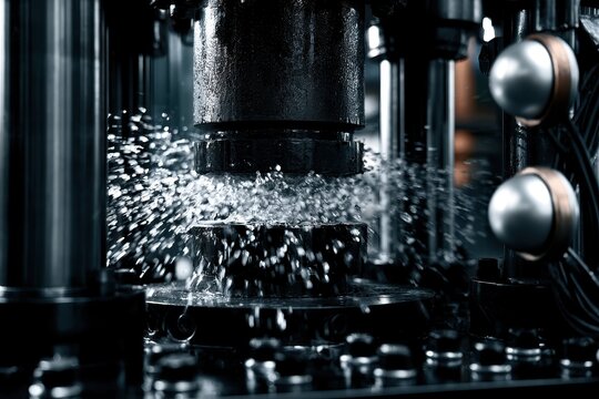 Industrial Metal Stamping Press Machine with Coolant Spray