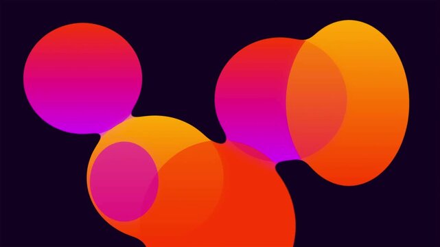 Abstract Lava Lamp Liquid Blob Motion Animation