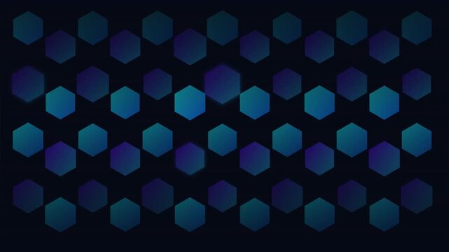 abstract geometric honeycomb hex vector motion background