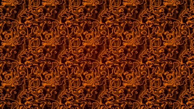 Thermal topographic map contour lines red heat terrain